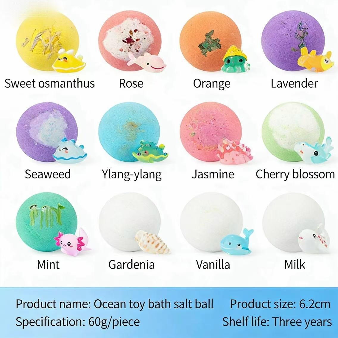 🛁🐣Bath Bombs For Kids – 12 Pack With Surprise Toys Inside, Easter Basket Stuffers