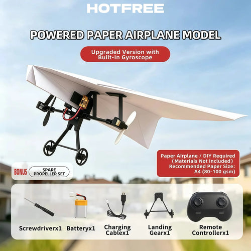 💕Hot sale 30% OFF💖✈️🚀 RC Paper Airplane Kit