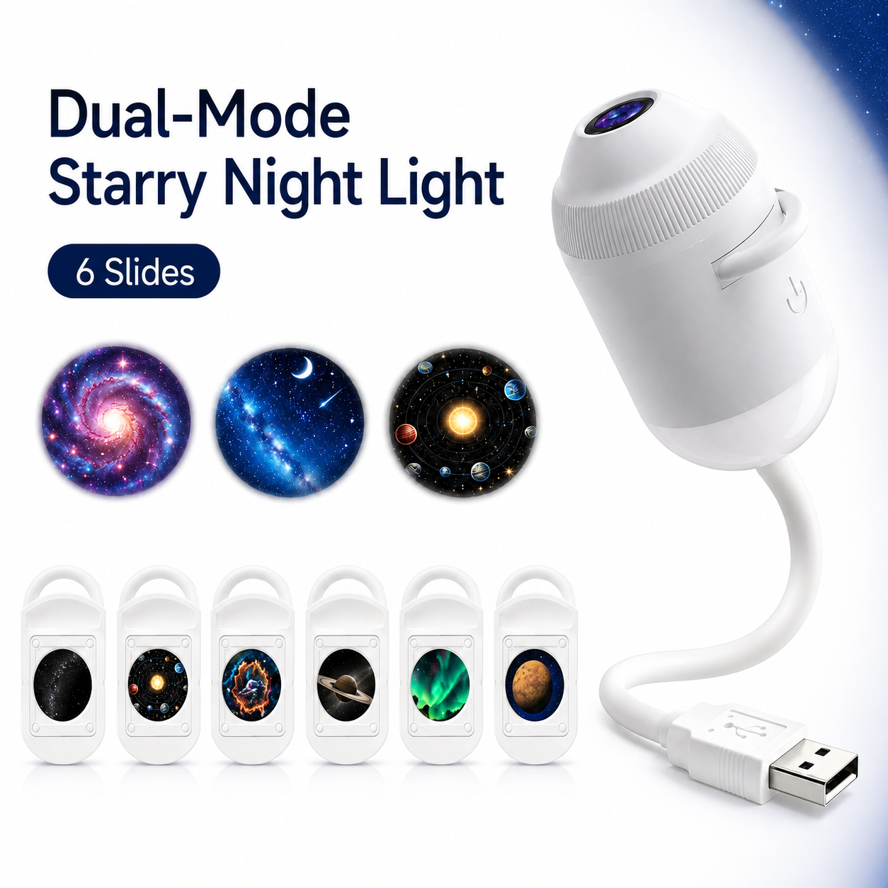 ⏰Last day Promotion 🔥-Night Light Projector - Smart Holographic Star Projector -- 📦Buy 2 Free Shipping