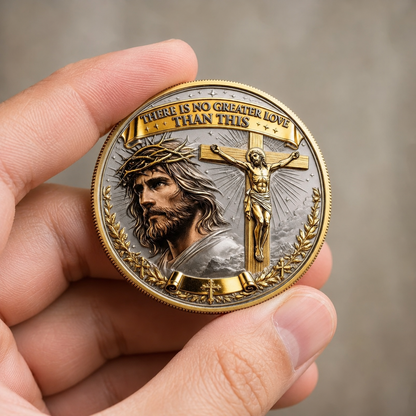 ✝️“No Greater Love” Resurrection Commemorative Coin