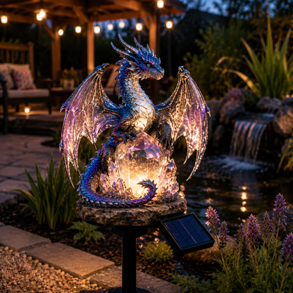 🔥✨Limit to Sale✨🔥Solar Dragon Crystal Garden Light – Glowing Fantasy Outdoor Yard Decor with Solar Panel
