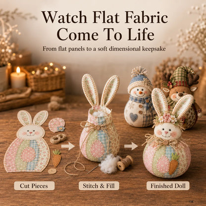 🔥✨Most Popular in 2026✨🔥DIY Patchwork Fabric Character Doll Kit