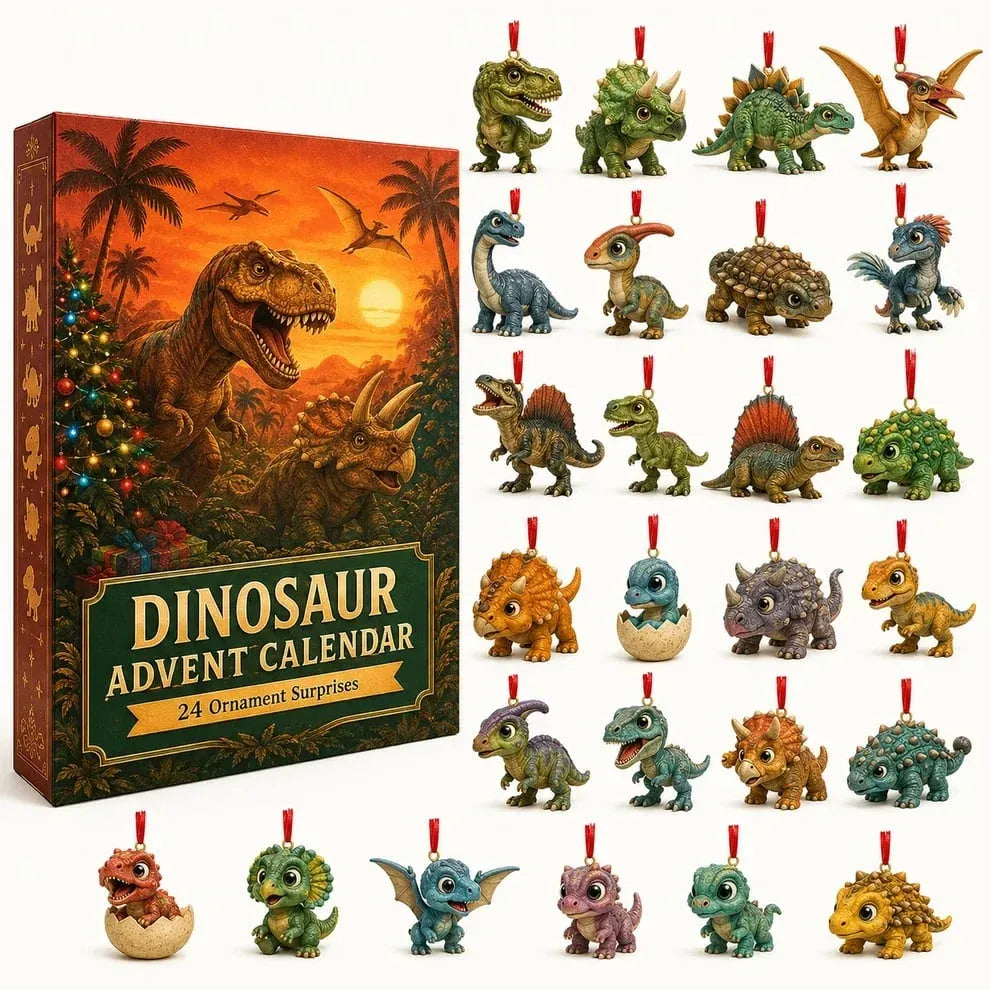 🦖Dinosaur Advent Calendar 24‐Day Christmas Countdown Calendar