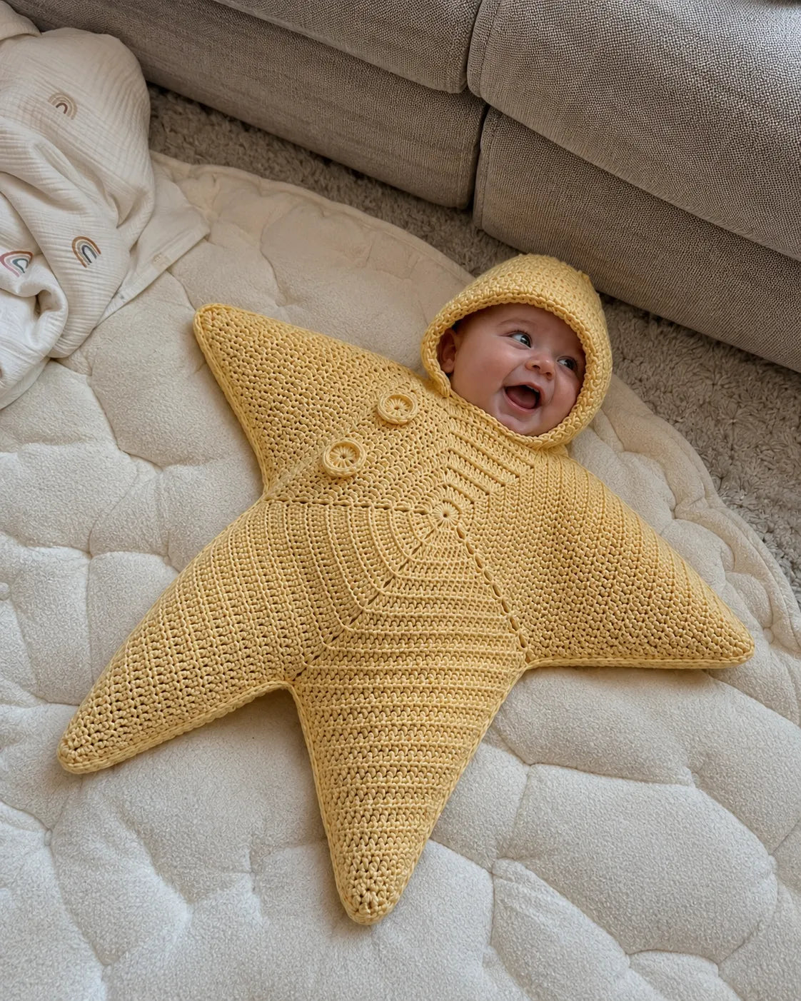 🔥✨Most Popular in 2026✨🔥Whimsical Starfish Newborn Prop Outfit, Cute Costume for Infant Photoshoot Sessions