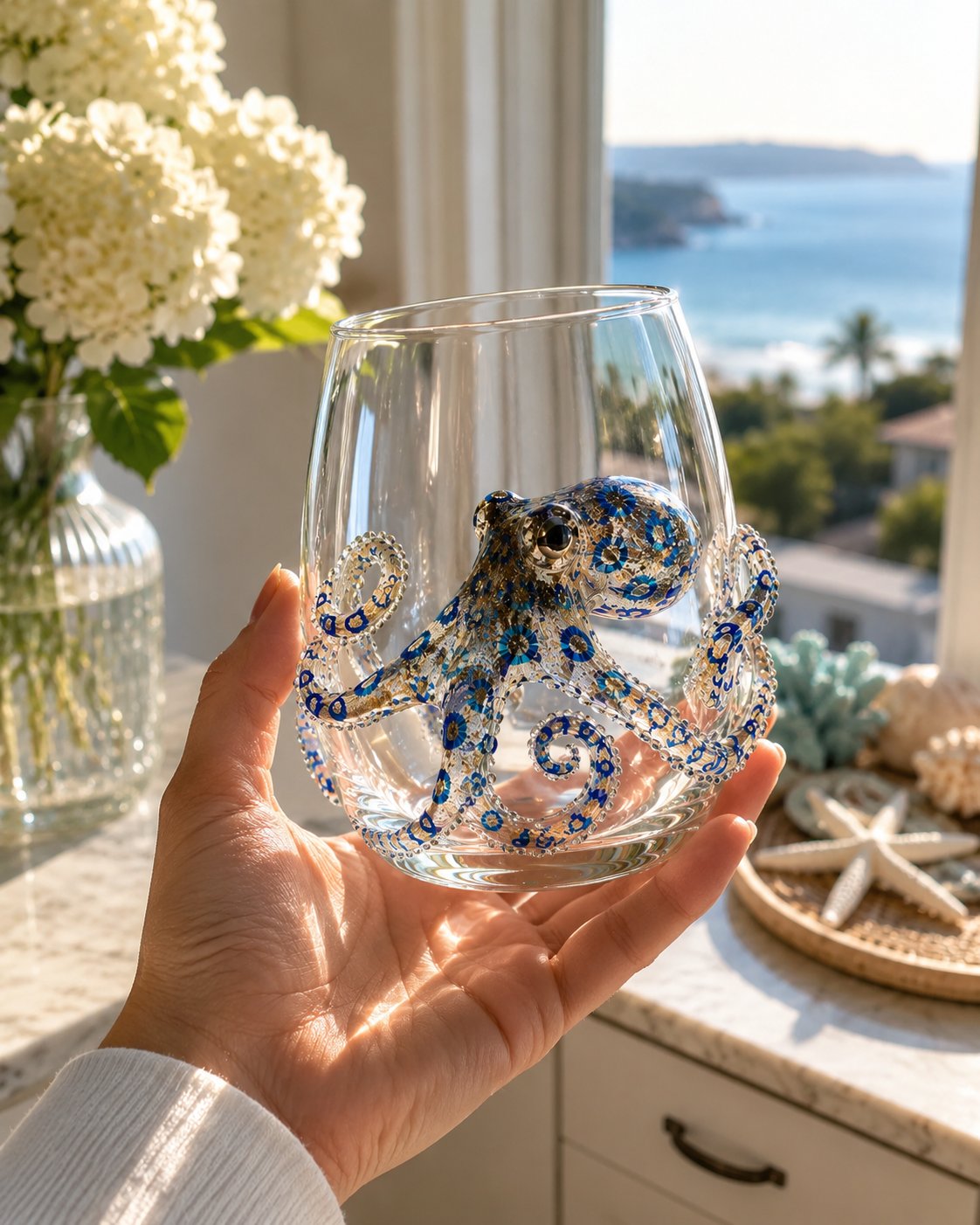🔥LAST DAY 50% OFF - 🌊 3D Ocean Animal Artisan Glassware Collection for Fresher Sips, Coastal Elegance & Elevated Home Bar Vibes