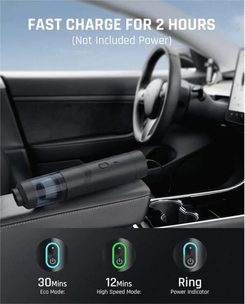 Multifunctional Cordless Vacuum Cleaner90000Pa Strong Suction & Blowing 2-in-12000mAh 2-Cell Battery, Type-C Fast ChargingComes with Floor Brush