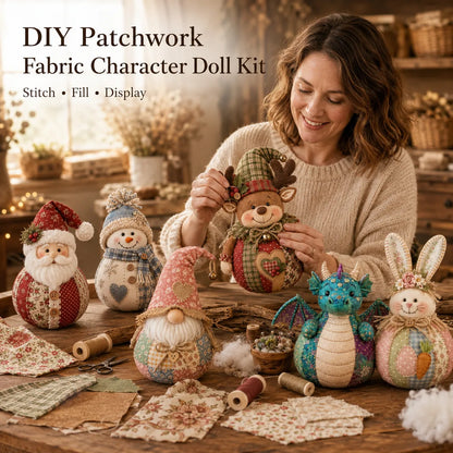 🔥✨Most Popular in 2026✨🔥DIY Patchwork Fabric Character Doll Kit