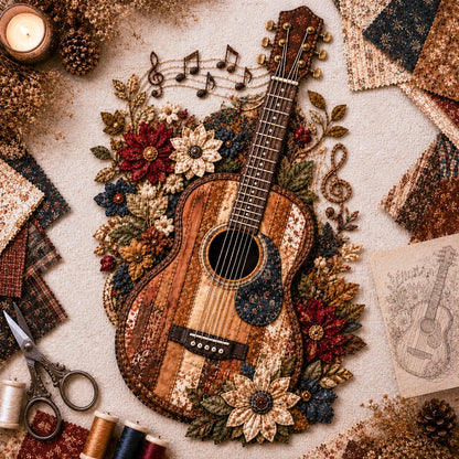 🔥LAST DAY 50% OFF - 🎶Vintage Patchwork Music Instrument DIY Kit