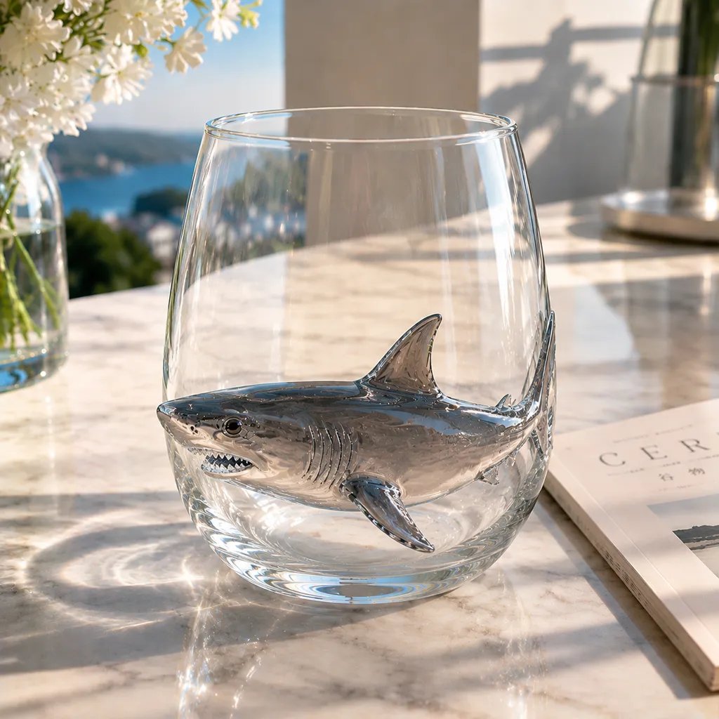 🔥LAST DAY 50% OFF - 🌊 3D Ocean Animal Artisan Glassware Collection for Fresher Sips, Coastal Elegance & Elevated Home Bar Vibes