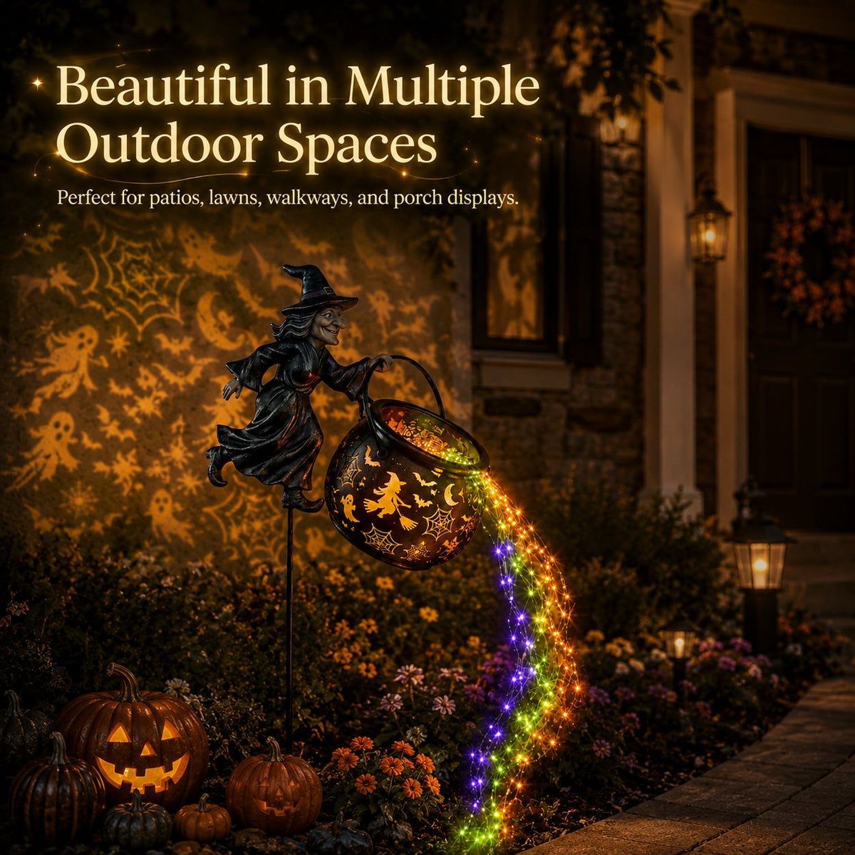 Halloween Witch Cauldron Garden Light🧙‍♀️