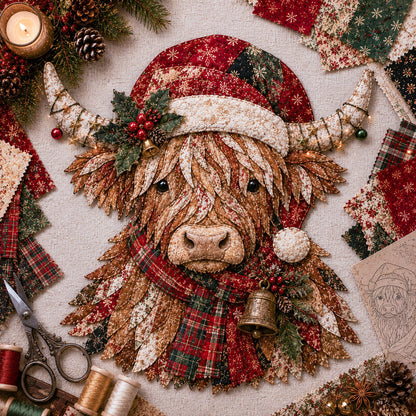 🔥Most Popular in 2026🔥🎅Christmas Patchwork Fabric DIY Decor Kit