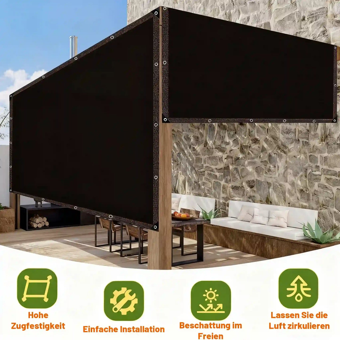 🔥Most Popular in 2026🔥Heavy Duty Sunblock Shade Cloth