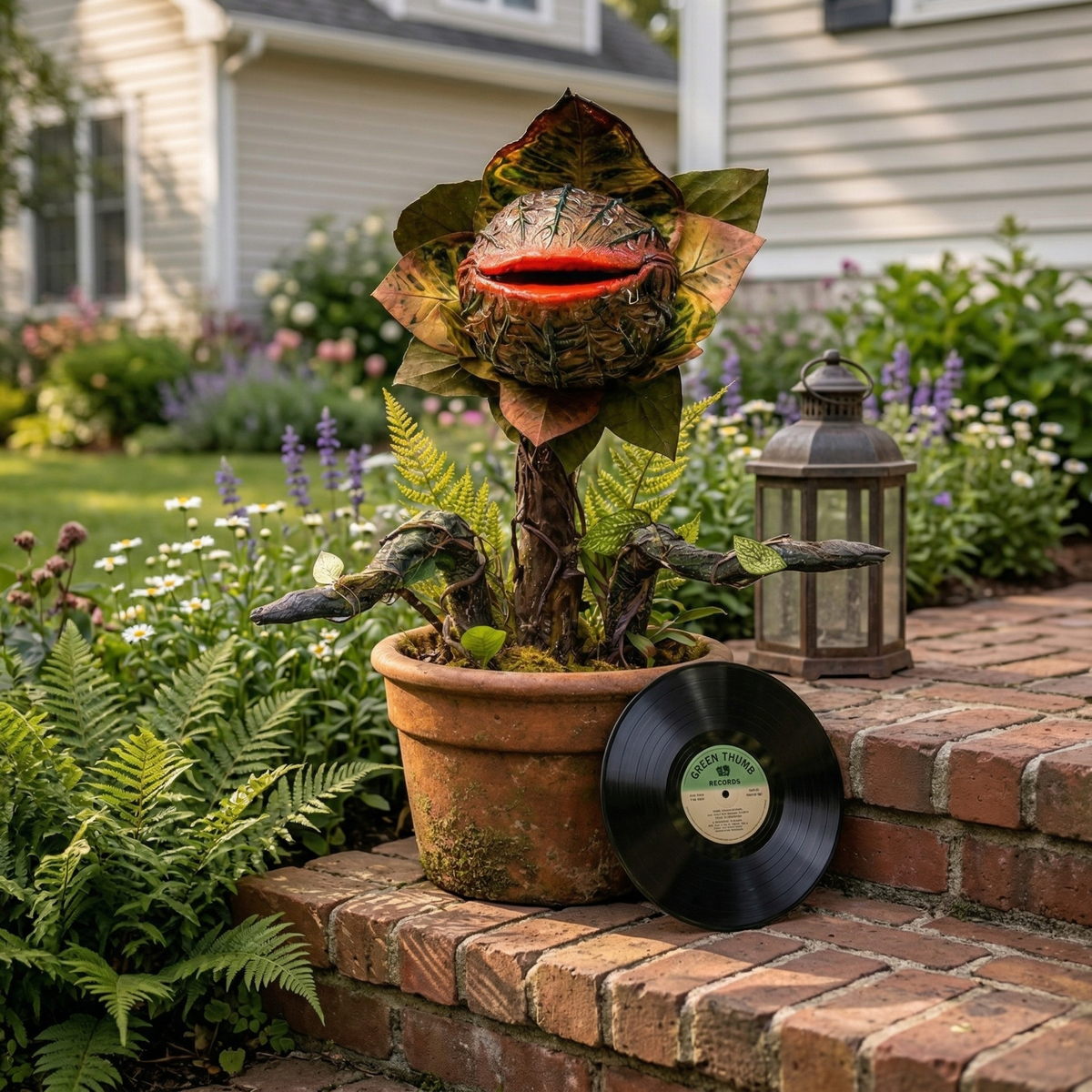 🔥Most Popular in 2026🔥Whimsical Carnivorous Plant Planter Décor for Garden, Porch & Potting Bench