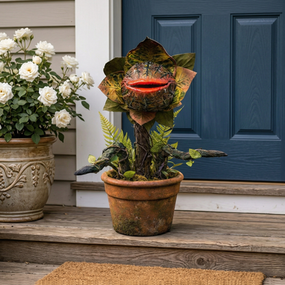 🔥Most Popular in 2026🔥Whimsical Carnivorous Plant Planter Décor for Garden, Porch & Potting Bench