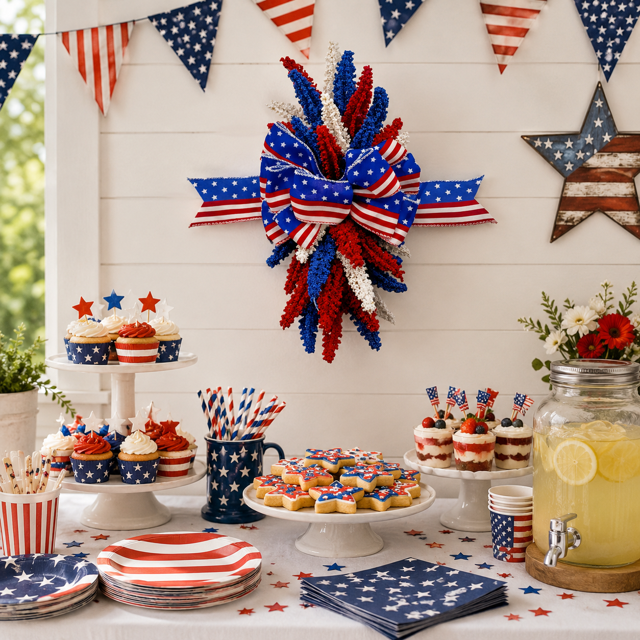 Last Day Promotion! 🔥Patriotic Bow Hanging Decoration