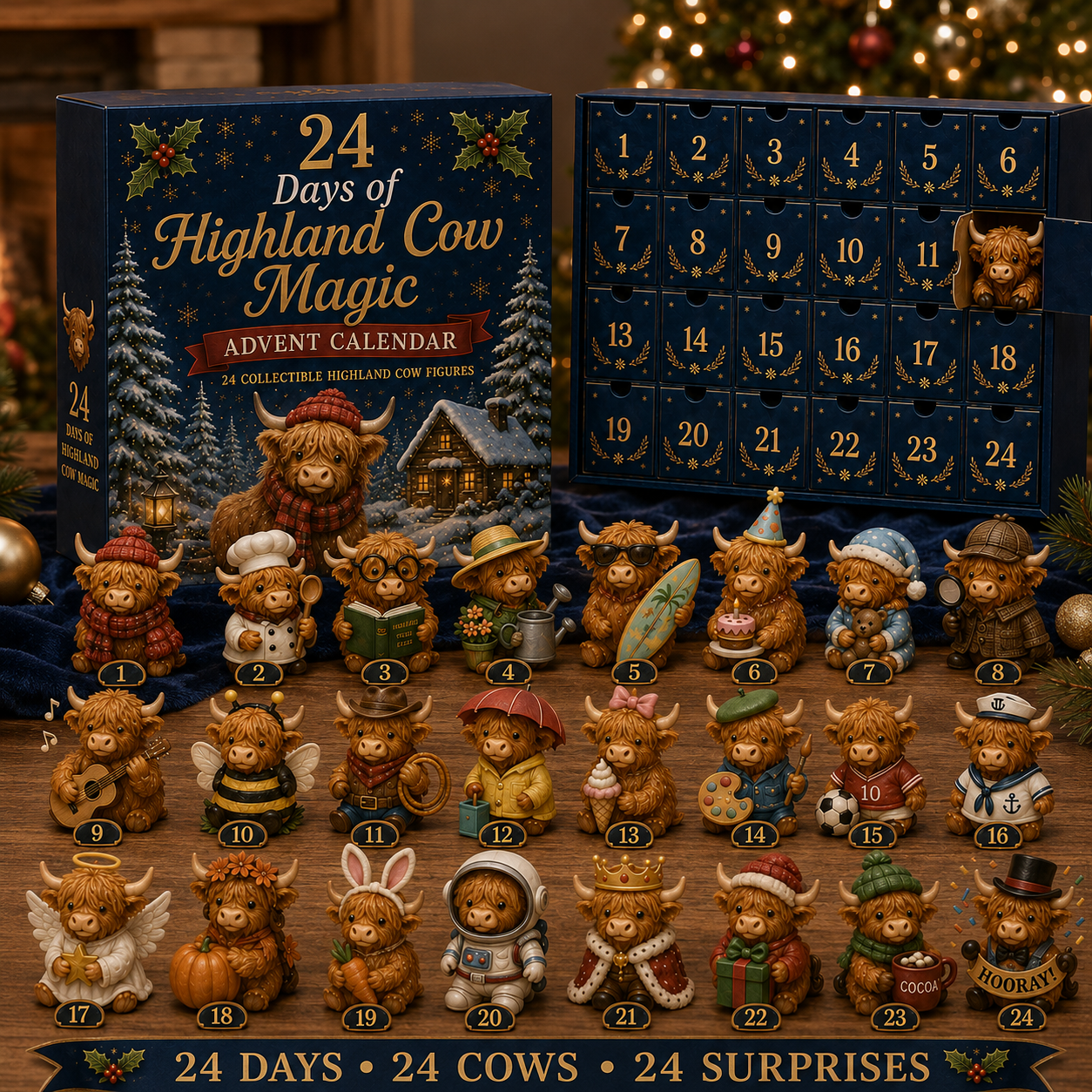 🐮 24 Days of Highland Cow Advent Calendar