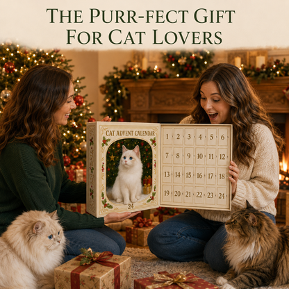 🐱2026 Cat Advent Calendar – 24 Days of Unique Christmas Cat Ornaments 🎄