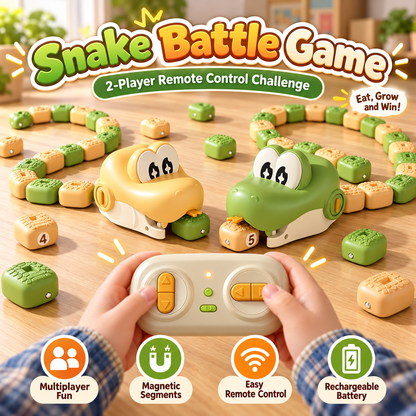 Snake Rush RC Battle Game – Magnetic Multiplayer Remote Control Snake Toy