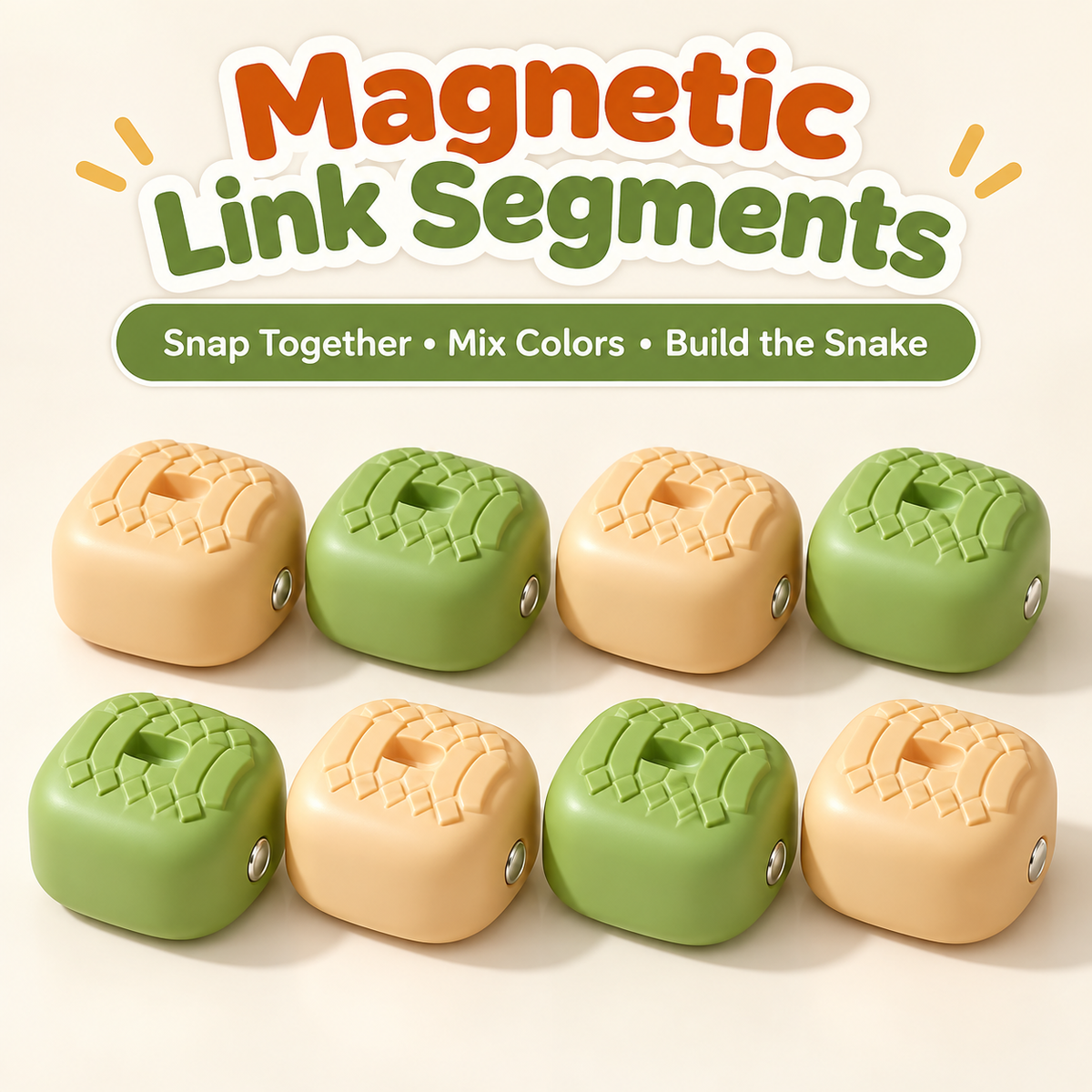 Snake Rush RC Battle Game – Magnetic Multiplayer Remote Control Snake Toy