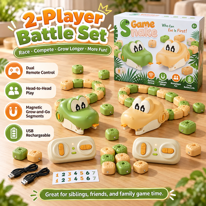 Snake Rush RC Battle Game – Magnetic Multiplayer Remote Control Snake Toy
