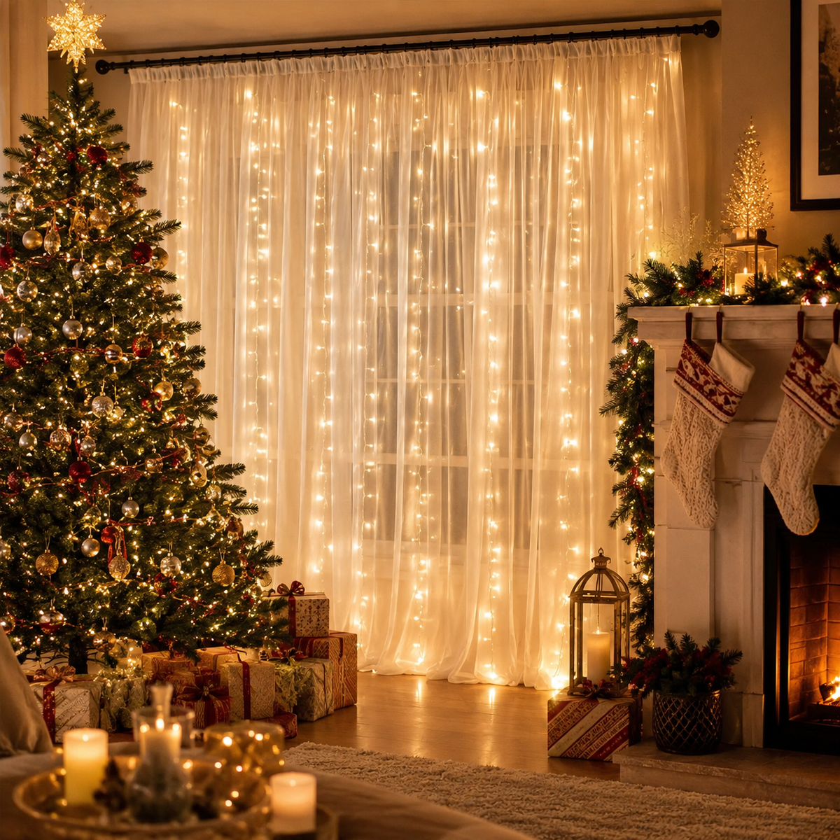 🔥Most Popular in 2026🔥Dreamy Tulle Curtain Lights Set