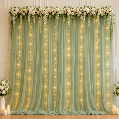 🔥Most Popular in 2026🔥Dreamy Tulle Curtain Lights Set