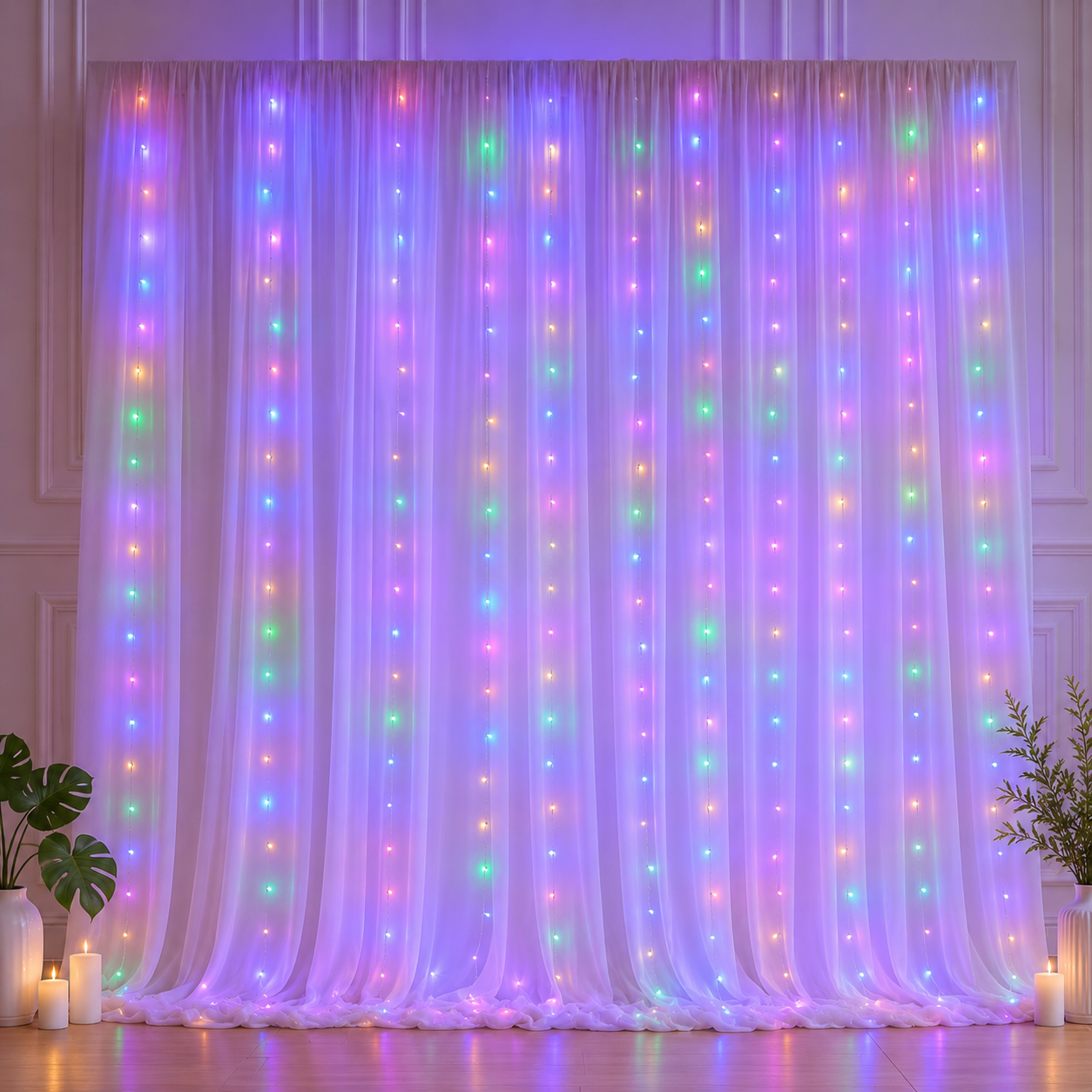 🔥Most Popular in 2026🔥Dreamy Tulle Curtain Lights Set