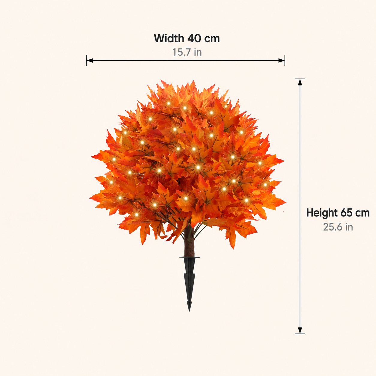 Last Day Promotion! 🔥🍂Light-Up Autumn Maple Tree – LED Fall Tree Ornament