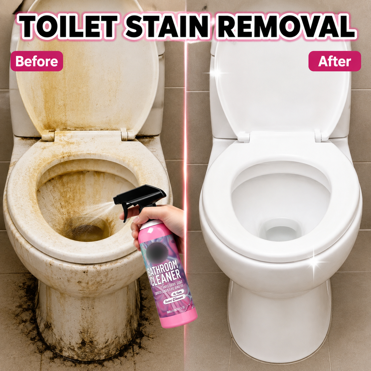 ✨✨ Multi-Surface Bathroom Cleaner for Mold & Limescale