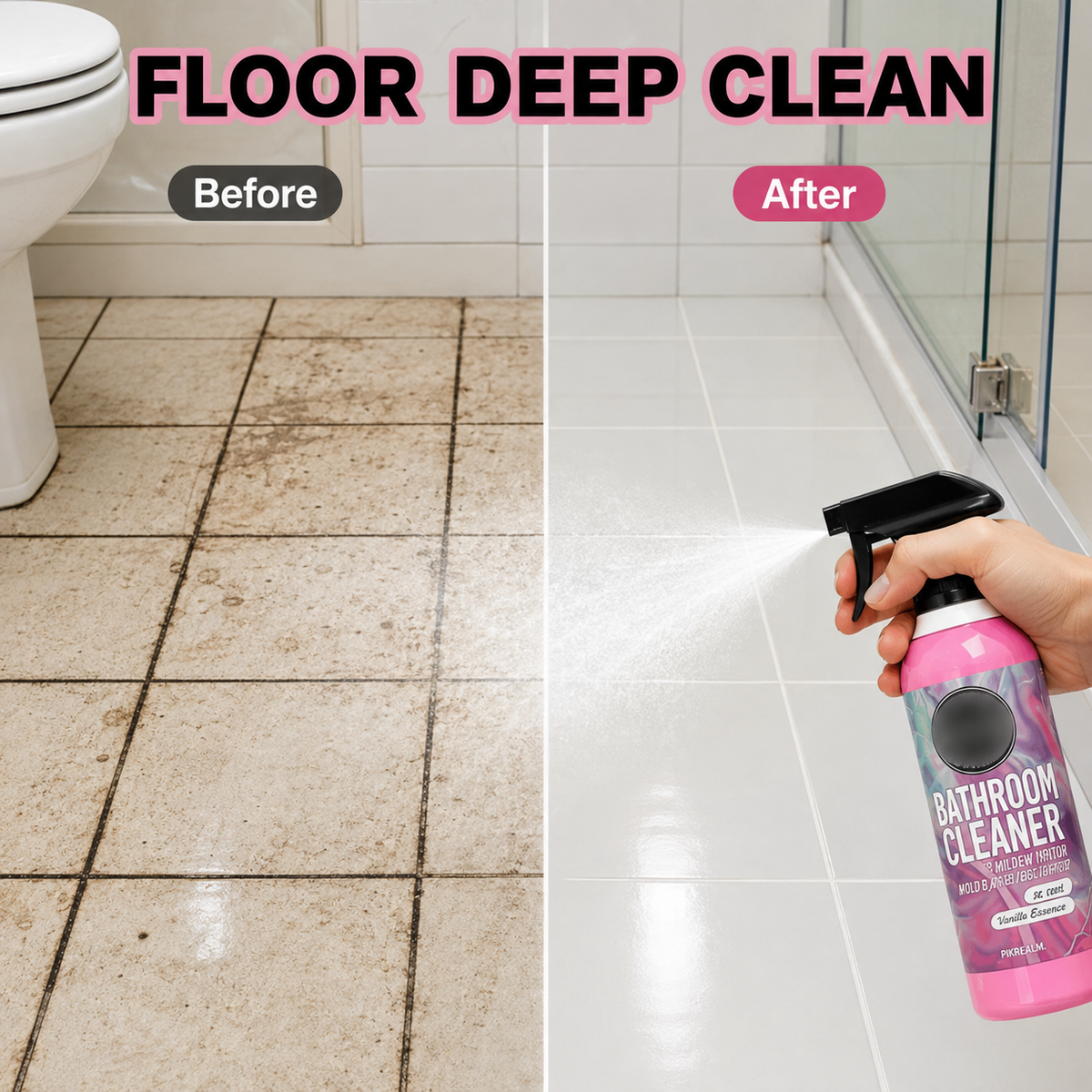 ✨✨ Multi-Surface Bathroom Cleaner for Mold & Limescale