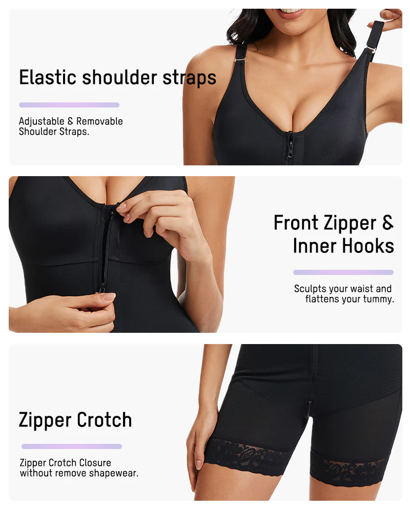 Extra Plus Size Shaper Bodysuit Tummy Control Shapewear With Bra