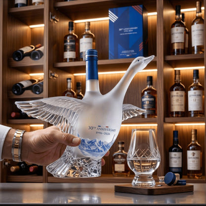 🔥Most Popular in 2026🔥🪿30th Anniversary 3D Sculpted Vodka Bottle