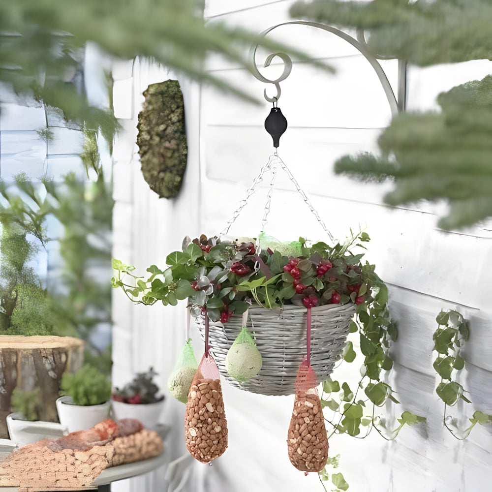 🌳Garden Plant Pulley Set for Hanging Baskets, Pots & Bird Feeders