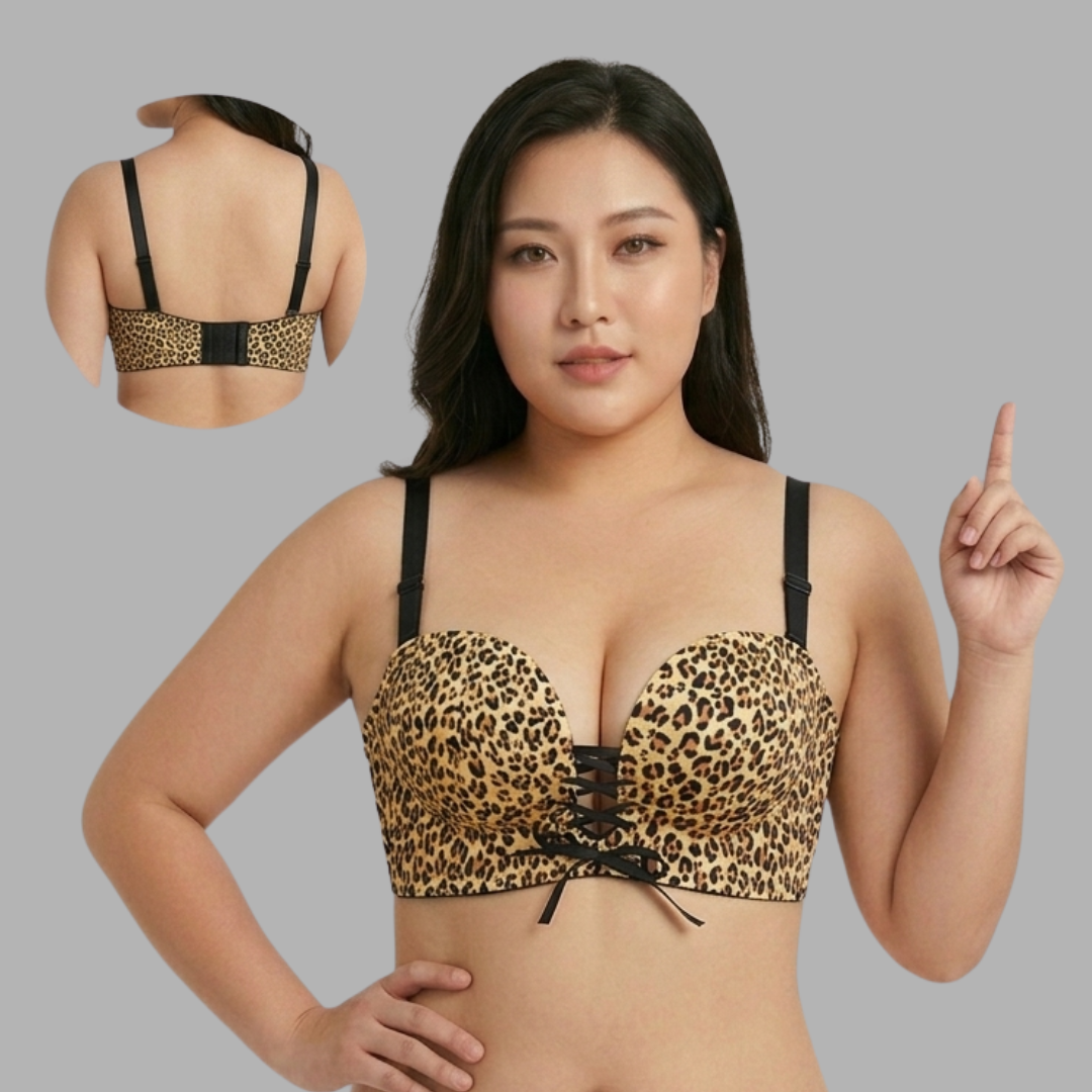 Half-Cup Wireless Push-Up Bra