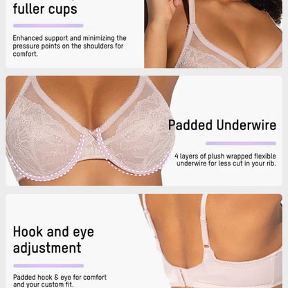 Elegant Lace Support Bra