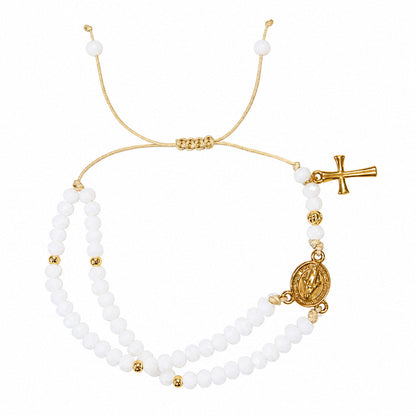 🔥🔥 ✝️Handcrafted rosary bracelets -  A Warm Companion for Your Faith Journey📿