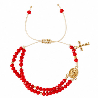 🔥🔥 ✝️Handcrafted rosary bracelets -  A Warm Companion for Your Faith Journey📿