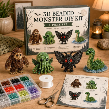 🔥Most Popular in 2026🔥🧵✨Petite 3D Beaded Animal Craft Kit