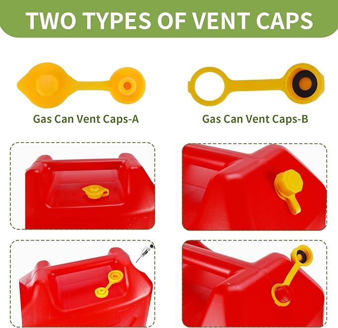 🔥 Upgraded Replacement Gas Can Spout with Flexible Nozzle, Fit for Most 1/2/5/10 Gal Can