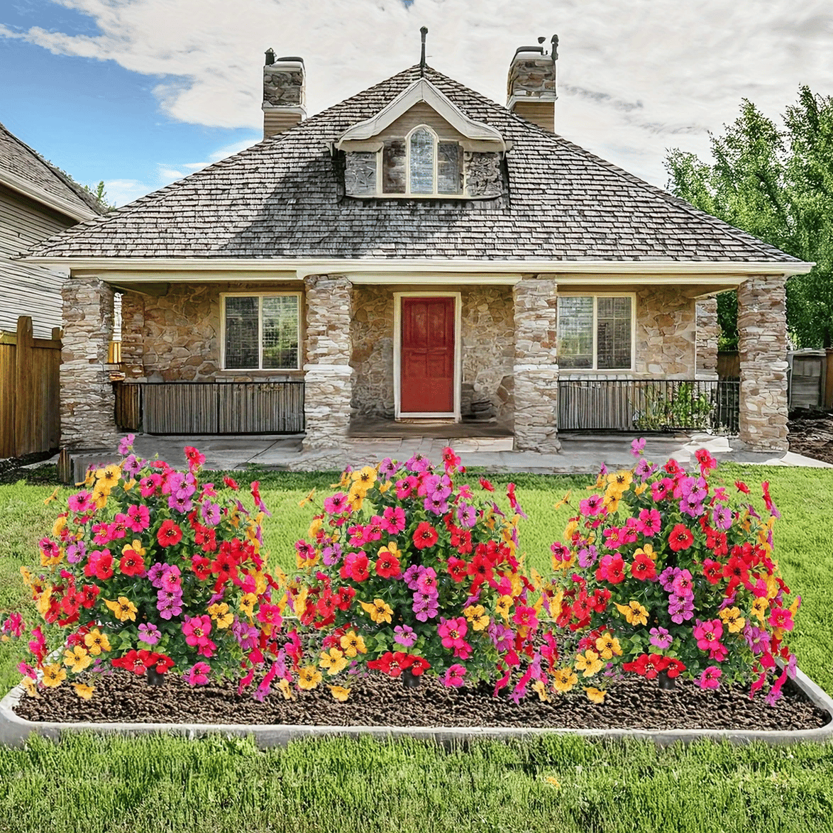 Last Day Promotion! 🔥Outdoor/Indoor UV Resistant & Waterproof Artificial Flower Decor ✅