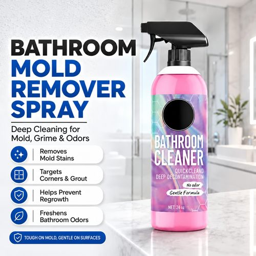 Bathroom Cleaner Powerfully Removes Limescale