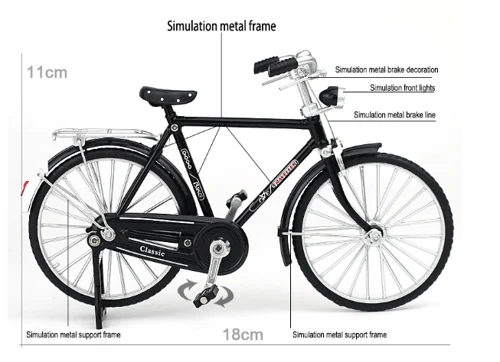 💯🔥Limited-time offer⏰DIY Bicycle Model Scale