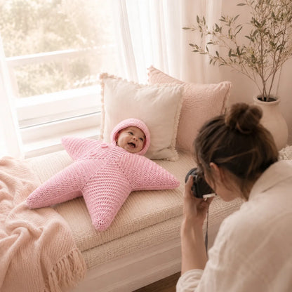 🔥✨Most Popular in 2026✨🔥Whimsical Starfish Newborn Prop Outfit, Cute Costume for Infant Photoshoot Sessions