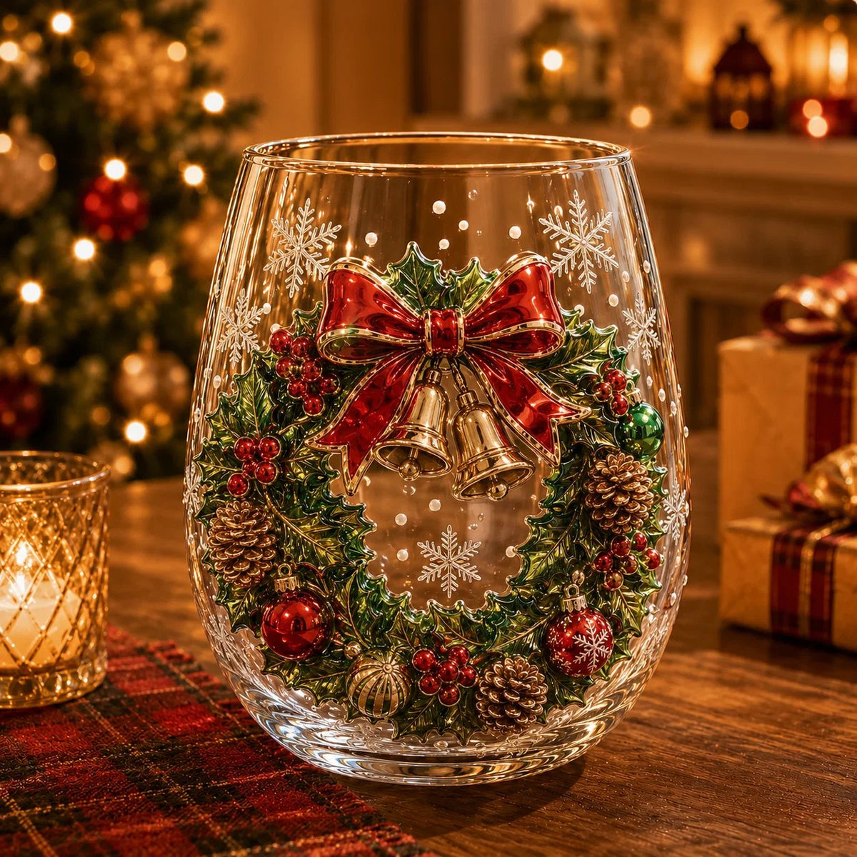 🎄Magical Christmas 3D Glass Cup Collection 🎄 Santa, Reindeer, Snowman & Christmas Tree