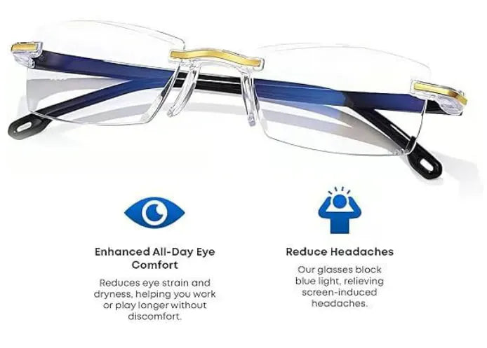 👓🌄 【Co-Created by Designers】Gypsophila Smart Zoom and Color-Changing Reading Glassesar Viewing