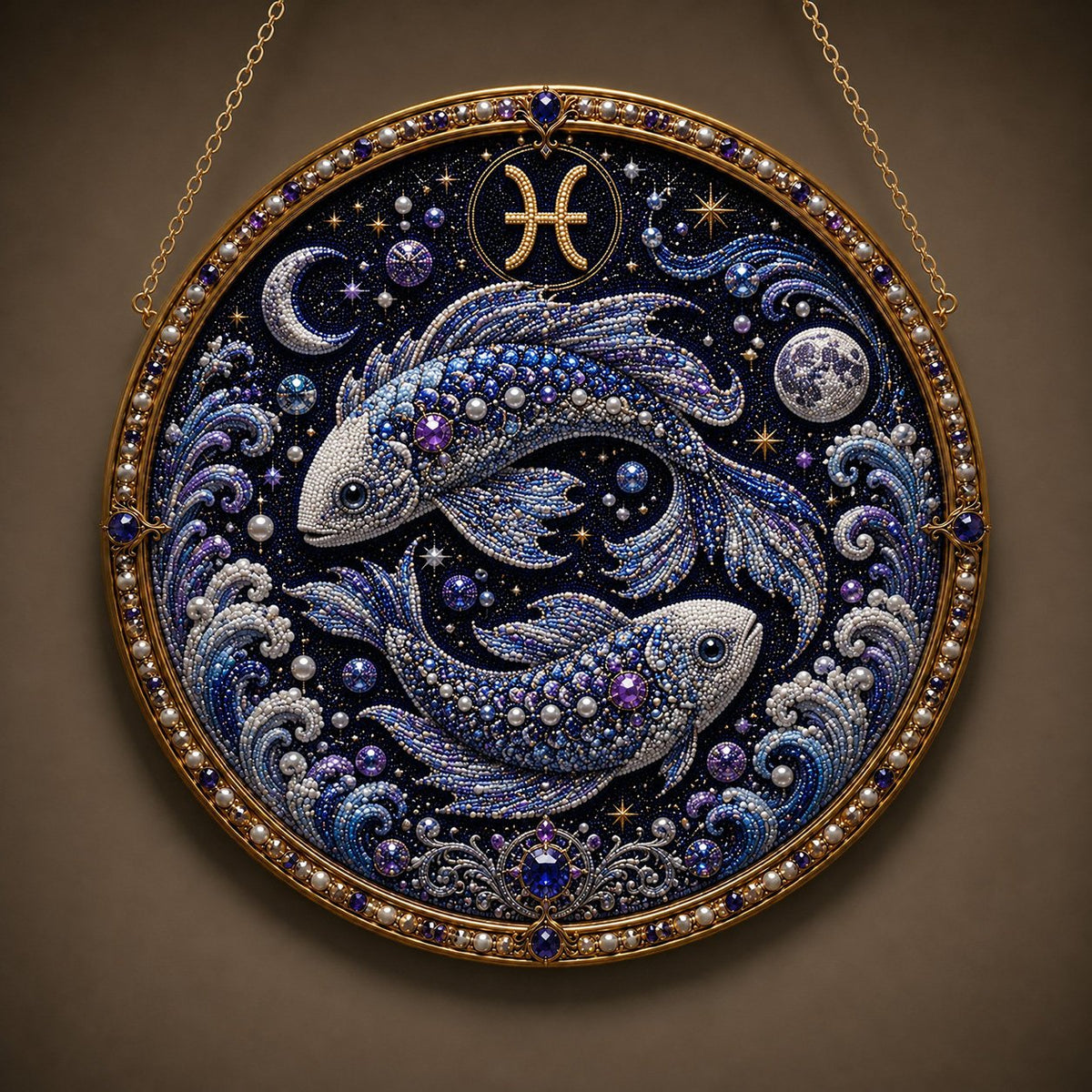 🔥Last Day 49% OFF - 12 Zodiac Signs Pearl Art Kit ♈🌙