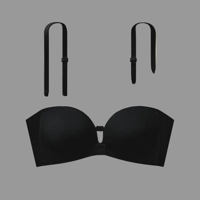 Convertible Front-Closure Push-Up Bra