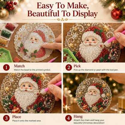 ✨ Christmas Pearl Art Hanging Ornament Kit🎅-- Free Shipping 🚚