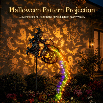 Halloween Witch Cauldron Garden Light🧙‍♀️