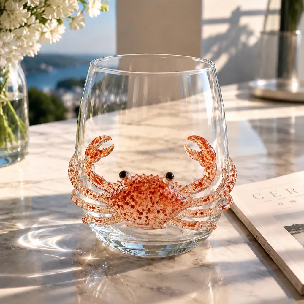 🔥LAST DAY 50% OFF - 🌊 3D Ocean Animal Artisan Glassware Collection for Fresher Sips, Coastal Elegance & Elevated Home Bar Vibes